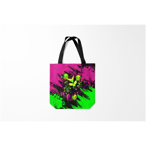 фото Сумка-шоппер / 40х40 см / геймерам / brawl stars 8 bit burnettie