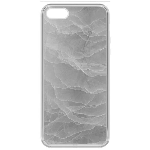 Чехол-накладка Krutoff Clear Case Абстракт туман для iPhone 5/5s чехол накладка krutoff clear case абстракт 10 для iphone 5 5s