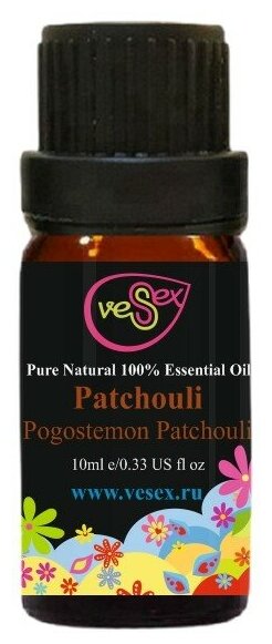Эфирное масло пачули натуральное 100% (пачулиевое) / Patchouli 10 мл.