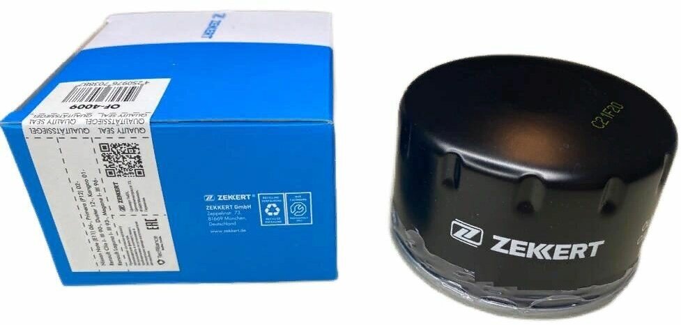 фото Фильтр масляный ZEKKERT OF-4009 Лада/ Mitsubishi/ Nissan/ Opel/ Renault/ Suzuki