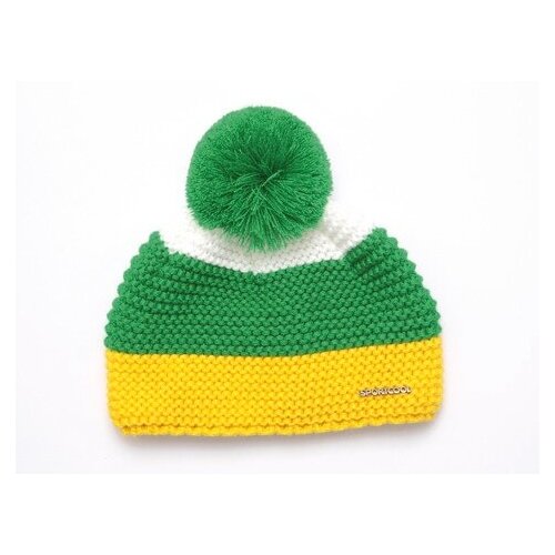 Шапка Sportcool, размер OneSize, желтый, зеленый шапка sportcool размер onesize черный