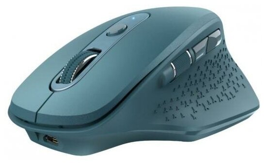 Мышь беспроводная TRUST Ozaa Rechargeable голубой USB радиоканал