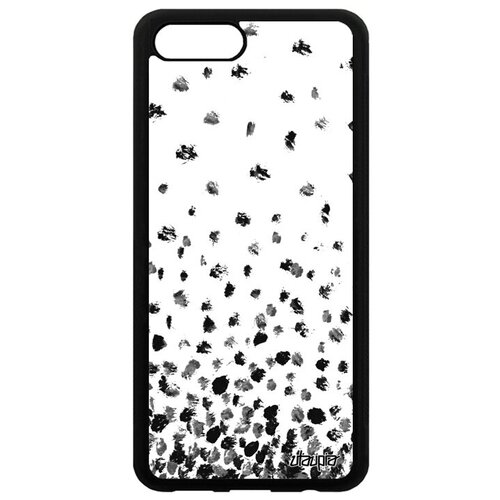 фото Ударопрочный чехол для мобильного // honor v10 / view 10 // "снег" фон пятна, utaupia, белый