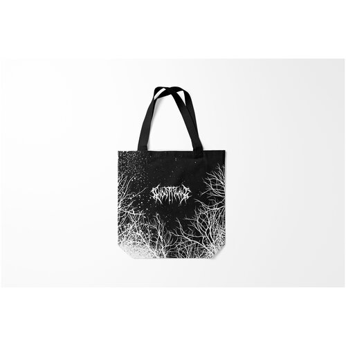 фото Сумка-шоппер / 40х40 см / rap / ghostemane black forest burnettie