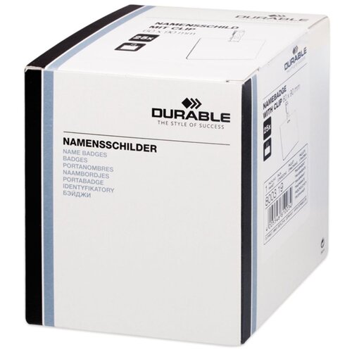 Бейдж DURABLE 800319 95x75,25 шт.,прозрачный