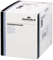 Бейдж DURABLE 800319 95x75,25 шт.,прозрачный