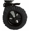 Фото #2 Чехлы на колёса для коляски с поворотными колёсами на резинке ROXY-KIDS, 4 шт. цвет черный