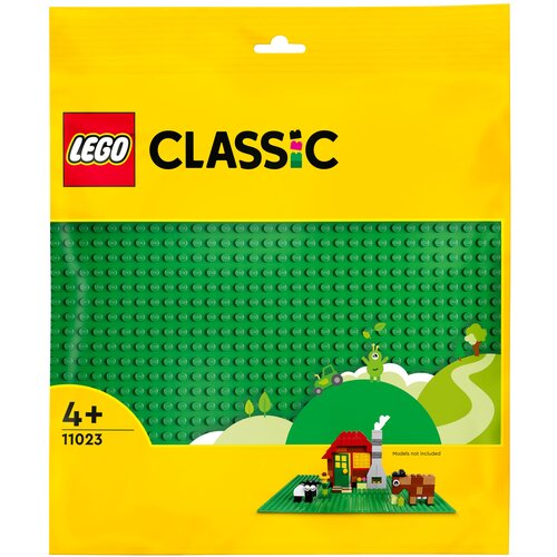 Купить Конструктор LEGO Classic Зелёная базовая пластина | 11023, пластик, female