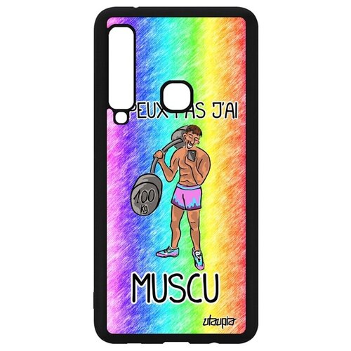 фото Яркий чехол на мобильный // galaxy a9 2018 // "не могу - у меня бодибилдинг!" крутой принт, utaupia, цветной