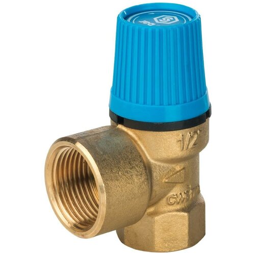 terma клапан 6 бар 1 2 в в предохранительный для систем водоснабжения Stout клапан предохранительный для водоснабжения 6 бар 1/2 Stout