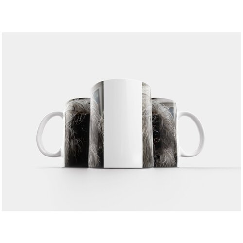 фото Кружка "волк, шерсть, голова" 320 мл lotsprints