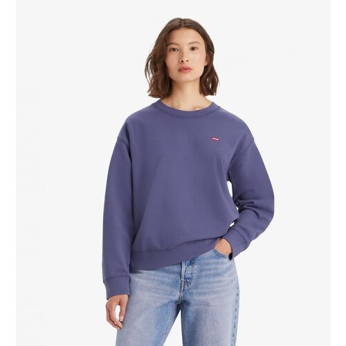 Свитшот Levi's, размер L, синий my body my choice female sweatshirt womens unisex feminist feminism sweatshirt feminist sweatshirt strength girl power crewneck