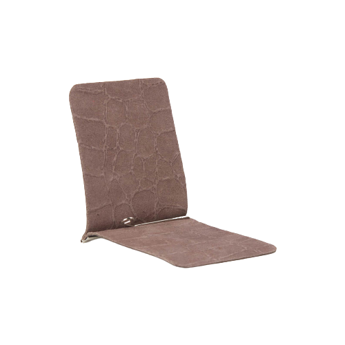 фото Зажим для купюр, с металлическим держателем, скат, цвет коричневый кайман