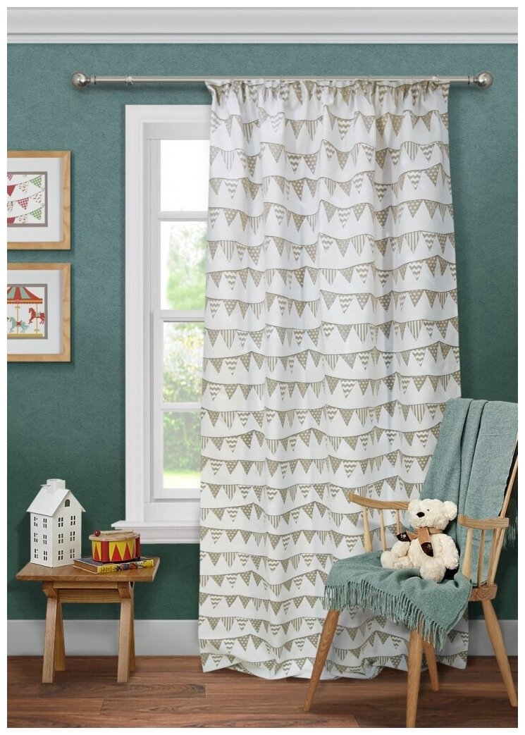 Штора на тесьме "Hampton" Kauffort - фото №3