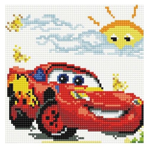 Алмазная мозаика 20х20 см. Детская тематика. Картина стразами. Полная выкладка