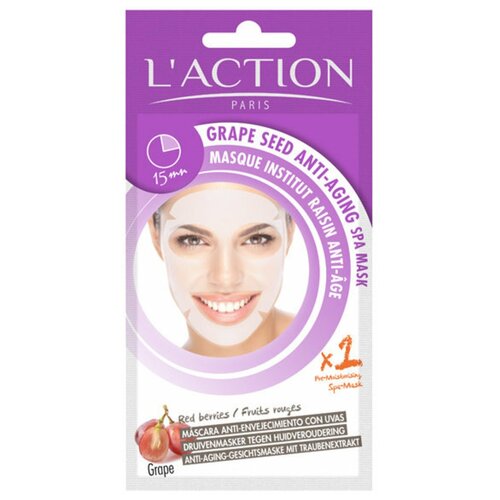 L'Action Антивозрастная SPA маска с экстрактом виноградных косточек 15мл