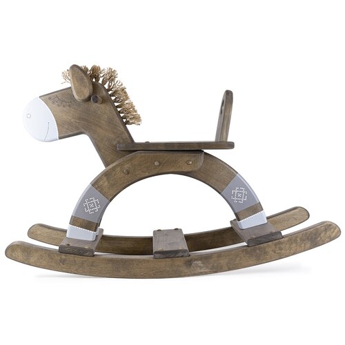 Детская качалка WOODYCREW (размер L) деревянная лошадка Isabel из берёзы