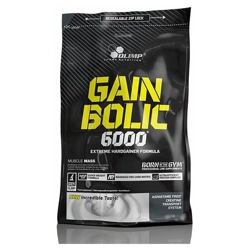 Olimp Nutrition, Gain Bolic 6000, 1000 г (Банан) гейнер olimp gain bolic 6000 1000 г банан