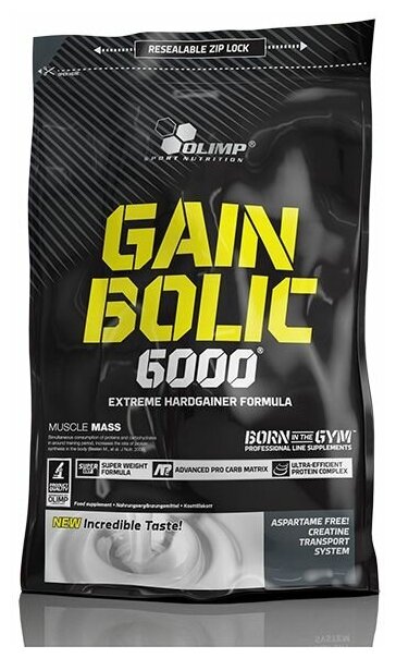 Olimp Nutrition, Gain Bolic 6000, 1000 г (Банан)