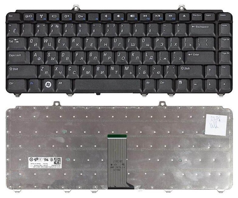 Клавиатура для ноутбука Dell NSK-D9K01 черная 950₽