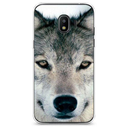 фото Силиконовый чехол "волк" на samsung galaxy j2 2018 / самсунг галакси джей 2 2018 case place