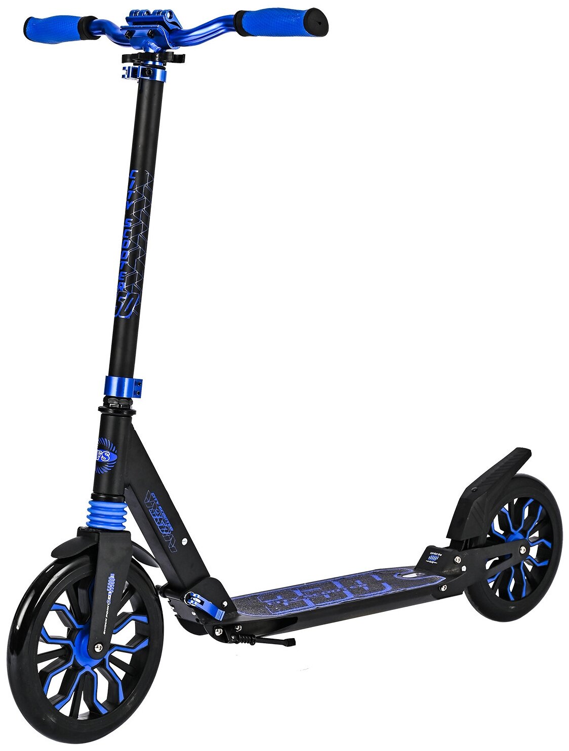 Самокат Sportsbaby Городской самокат Sportsbaby City Scooter MS-250 черно-синий