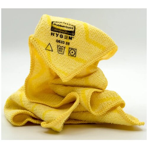 Профессиональная салфетка для уборки Rubbermaid HYGEN, 40х40 см, с антибактериальным эффектом