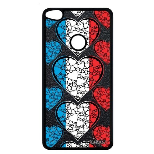 фото Красивый чехол на телефон // huawei p8 lite 2017 // "флаг люксембурга с сердцем" стиль любовь, utaupia, цветной