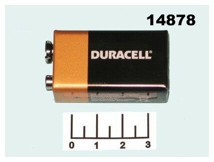 Батарейка 6F22-9V Duracell Alkaline MN1604 6LR61