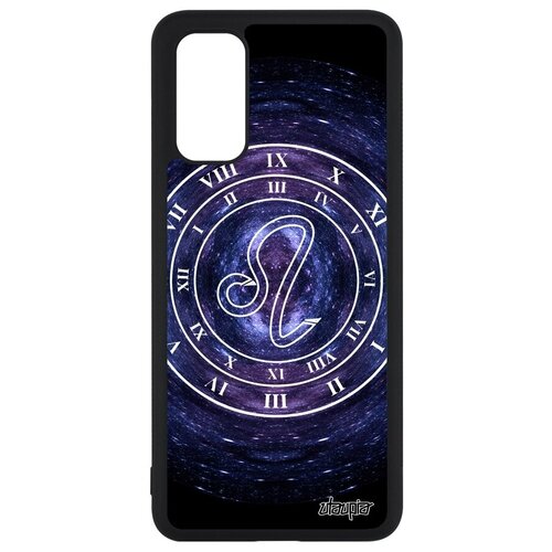 фото Защитный чехол на телефон // galaxy s20 // "зодиак лев" созвездие каллиграфия, utaupia, синий