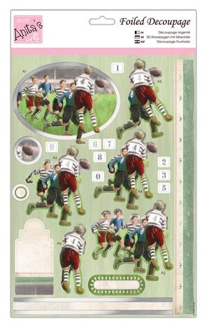 Бумага с высечкой Регби А4 210 х 297 см 1 лист 232₽