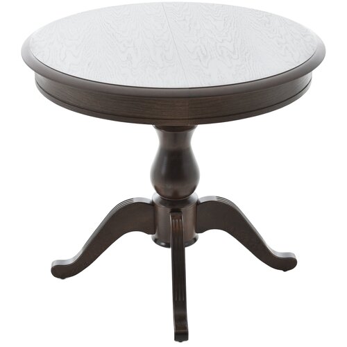 Стол раздвижной AURORA Фабрицио Круглый, D90, Орех (Темный)