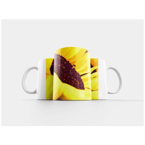 фото Кружка "подсолнечник, цветок, желтый" 320 мл lotsprints