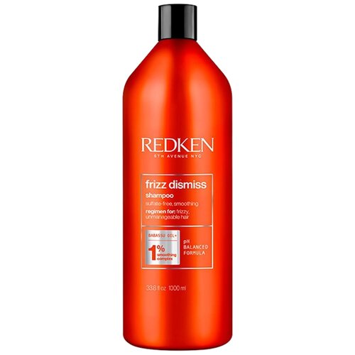 redken кондиционер frizz dismiss для вьющихся и непослушных волос 250 мл Redken шампунь Frizz Dismiss, 1000 мл