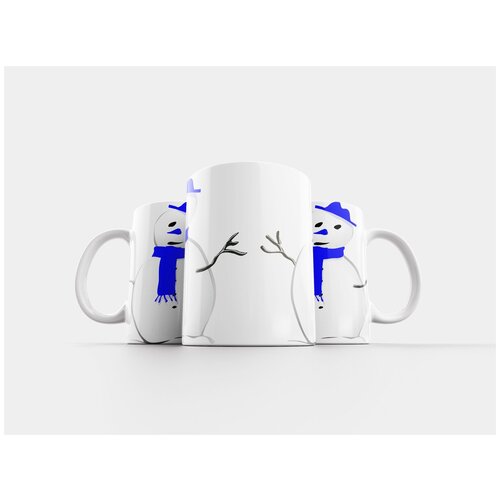 фото Кружка "снеговик, зима, холодный" 320 мл lotsprints