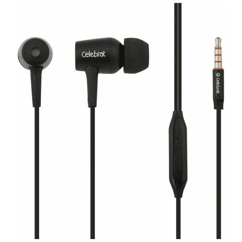 Гарнитура Celebrat G1 вставная металлическая черная 53400₽