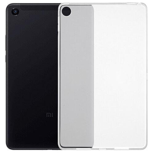 фото Чехол панель-накладка mypads для xiaomi mi pad 4 ультра-тонкая полимерная из мягкого качественного силикона прозрачная