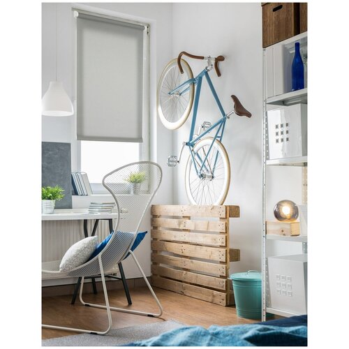 фото Рулонная штора sola "сантайм роял", серый, 95*170 см