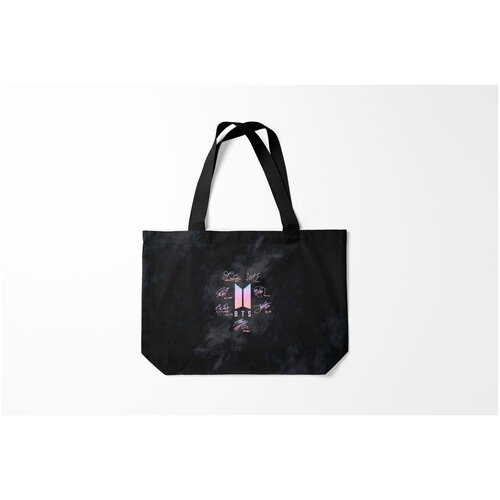 фото Сумка-шоппер / 46х35 см / k pop / bts бтс автографы burnettie