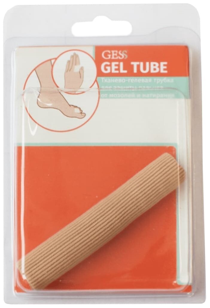 Gel Tube Тканево-гелевая трубка для защиты пальцев от мозолей и натирания