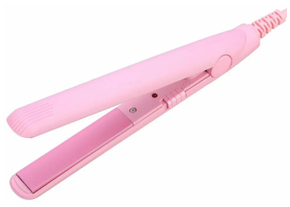 Мини-утюжок для волос Ceinio SN-888, с керамическим покрытием, розовый