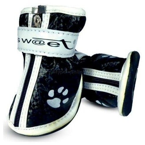 Ботинки для собак Triol YXS083-1 XS, размер 4.5х3.5х4.5см, черный