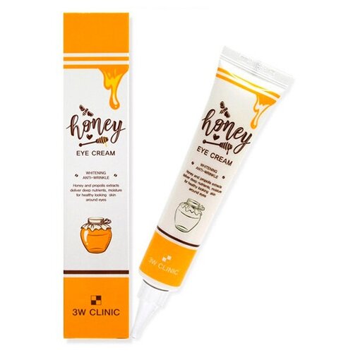 Крем питательный для век с экстрактом меда 3W CLINIC Honey Eye Cream, 40 мл