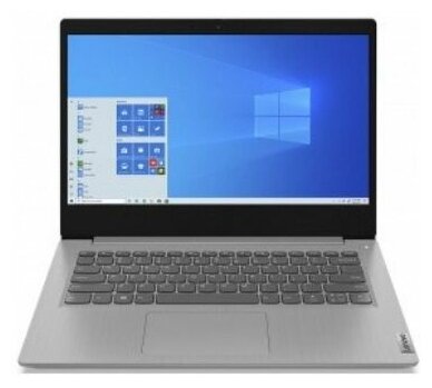 Ноутбук Lenovo IdeaPad 3 14ITL05 81X7007NRU Intel Core i3 1115G4 30 GHz - 41 GHz 8192 Mb 14 Full HD 1920x1080 256 Gb SSD DVD нет Intel UHD Graphics Windows 10 Home серый 15 кг 81X7007NRU