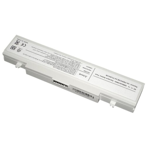 Аккумуляторная батарея iQZiP для ноутбука Samsung R420 R510 R580 R530 (AA-PL9NC6W) 5200mAh OEM белая