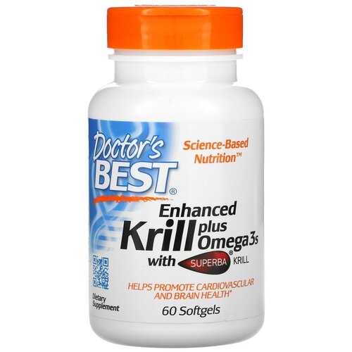 Enhanced Krill plus with Omega 3s капс., 108 г, 60 шт.