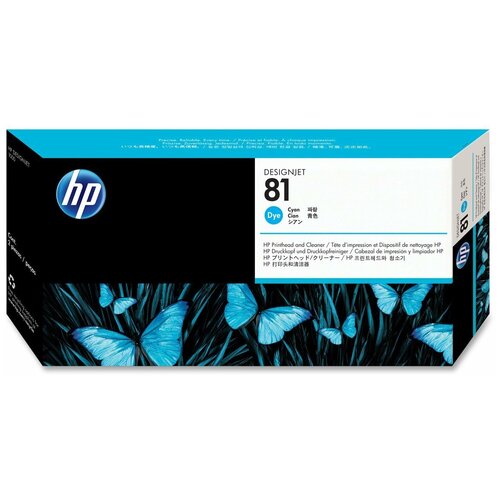 Картридж HP C4951A Печатающая головка Hewlett-Packard 81 для DJ 5000 синий