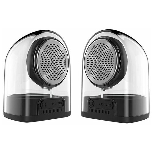 Портативная акустика Devia Crystal Series TWS Speaker, black