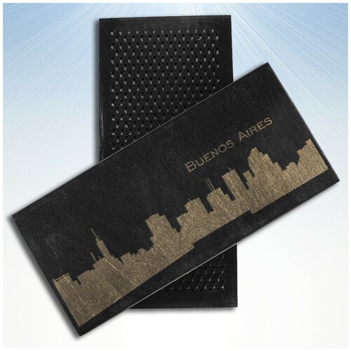 фото Доска садху / доска с гвоздями / доска для йоги / города буэнос айрес - 1280, светлая чакра