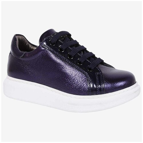 фото Полуботинки для девочек kapika 24759т-1 синий, размер 40